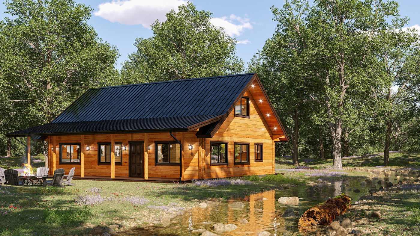 As West Coast Architect Fees Soar, Sierra Log and Timber Disrupts Custom Home Market with $950 Flat-Rate 3D Drafting Solution - Log Home Floor Plans Shop by Sierra Log & Timber