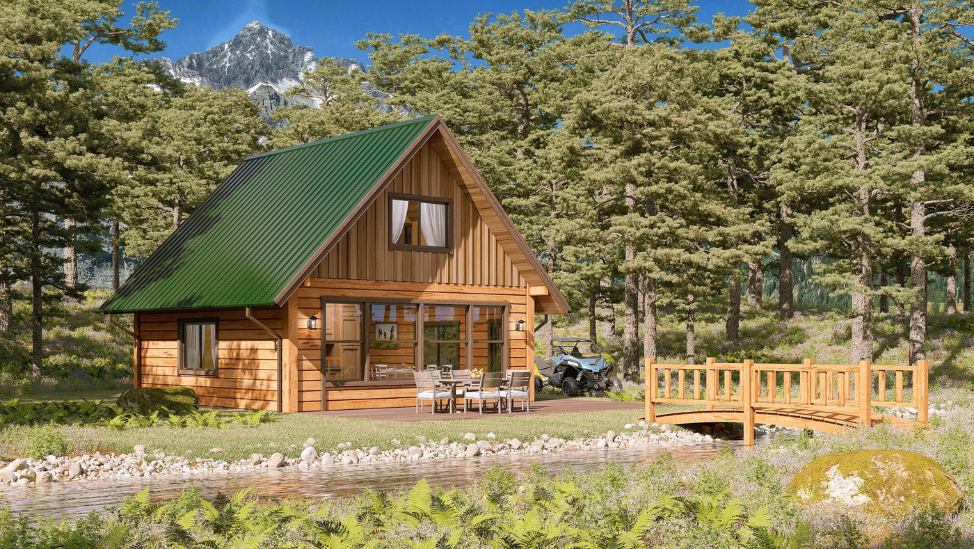 Currently looking for land? How to stop guessing on budget pitfalls and use a "Transformer" to live on your property while saving for your main house. - Log Home Floor Plans Shop by Sierra Log & Timber