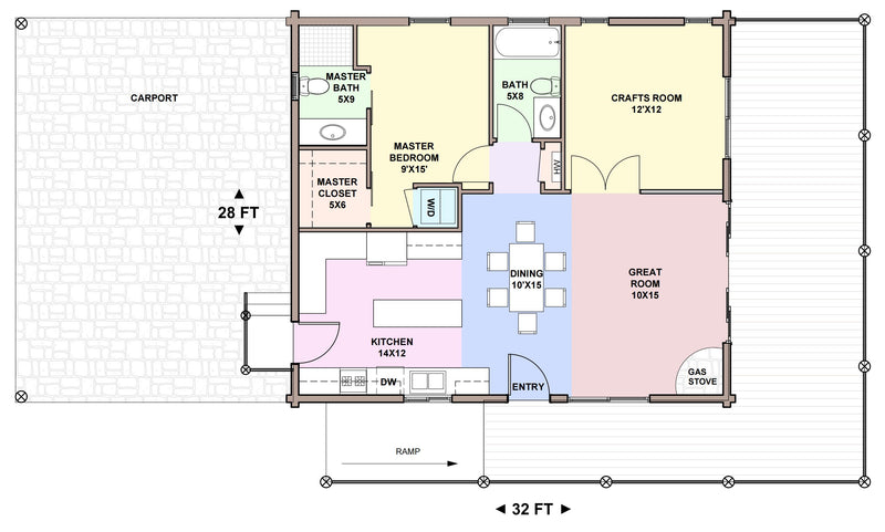Main Floor — pond view