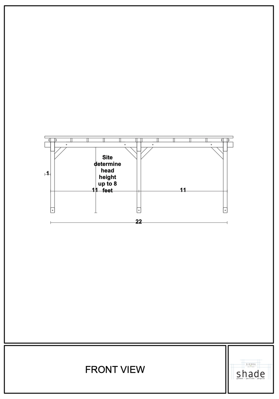 Elevation 1 — lake clark pergola