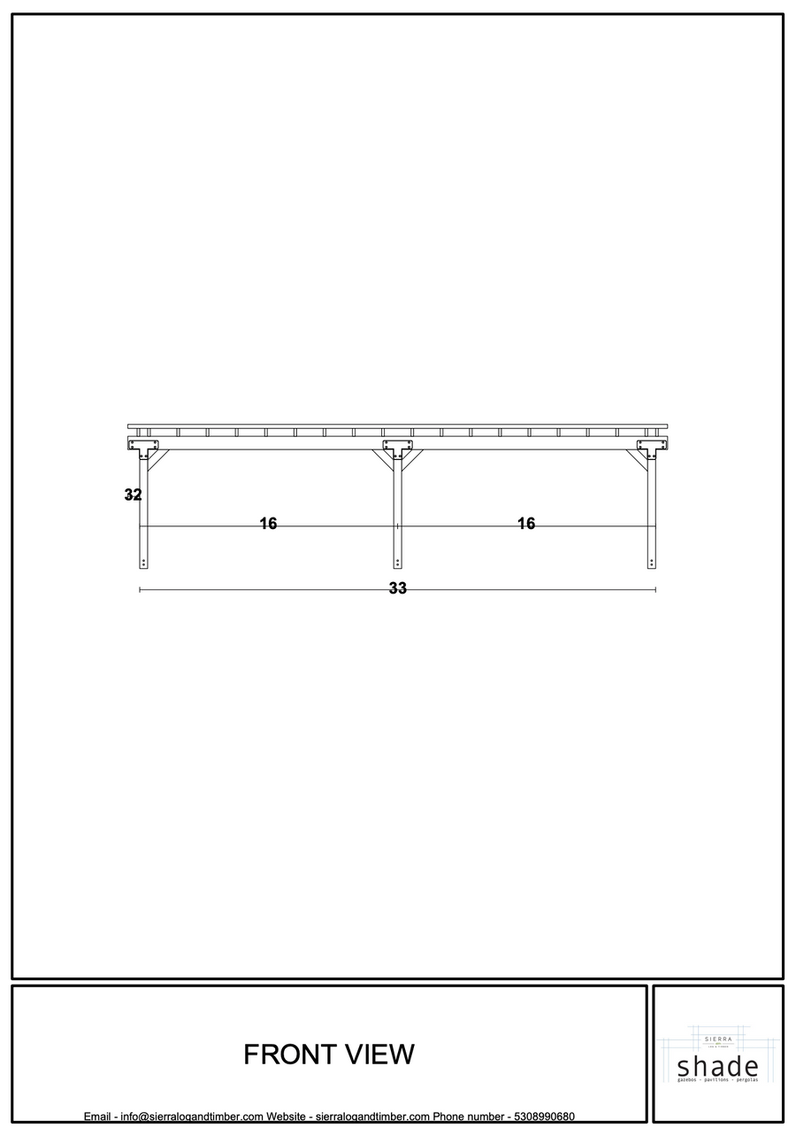 Elevation 1 — grand teton pergola