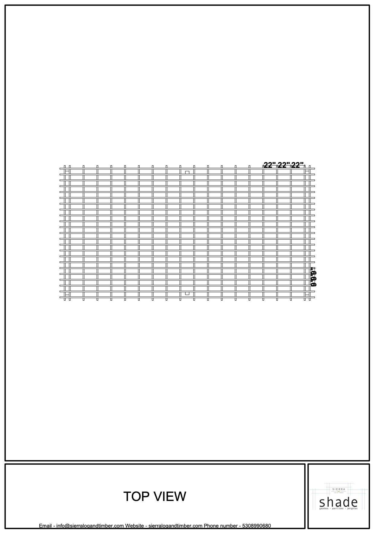 Elevation 4 &mdash; grand teton pergola