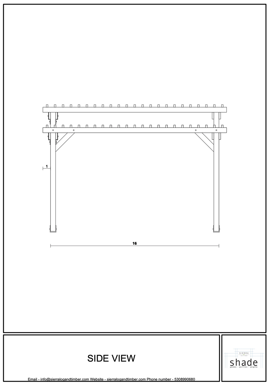 Elevation 2 — zion pergola