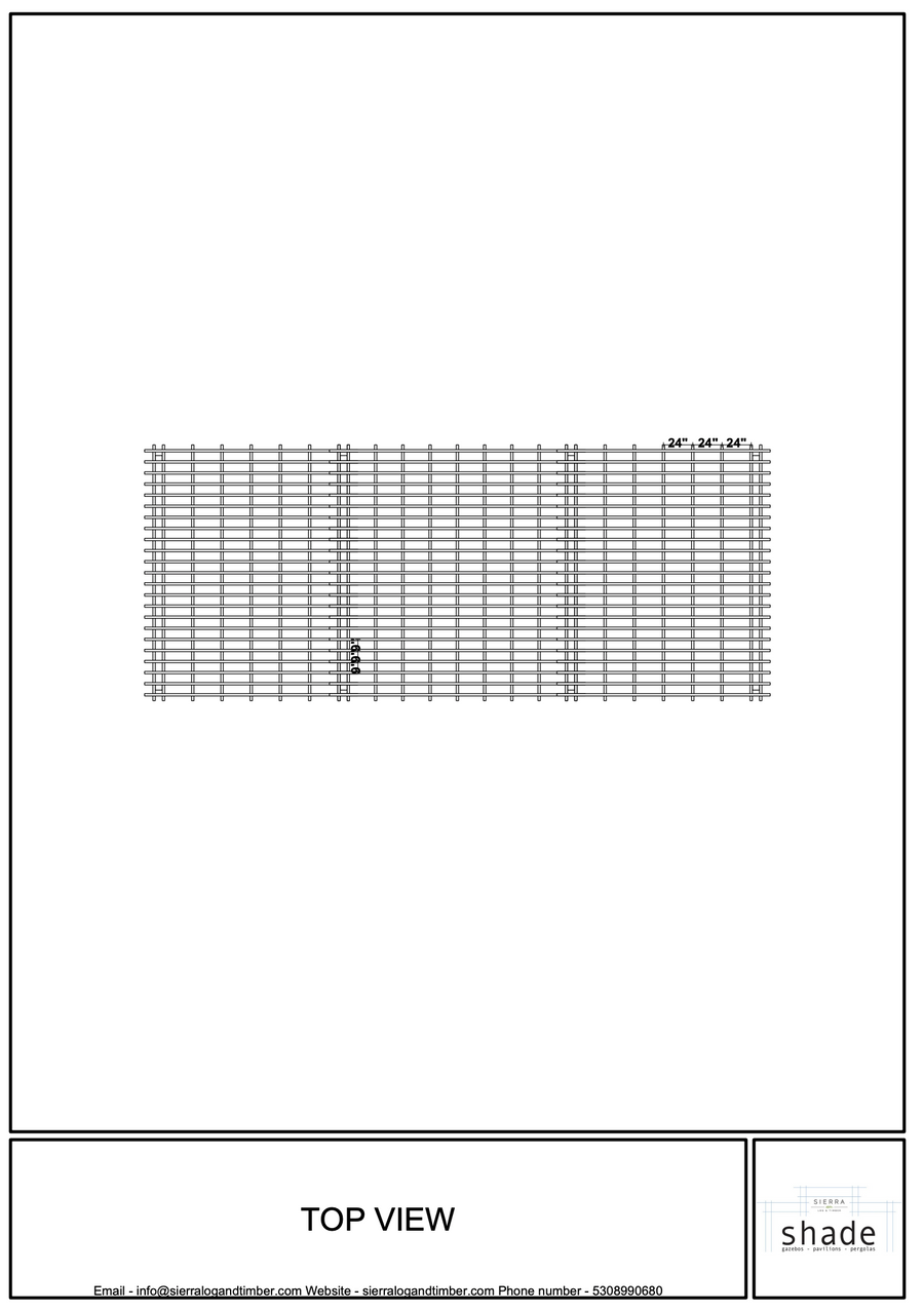 Elevation 4 — zion pergola