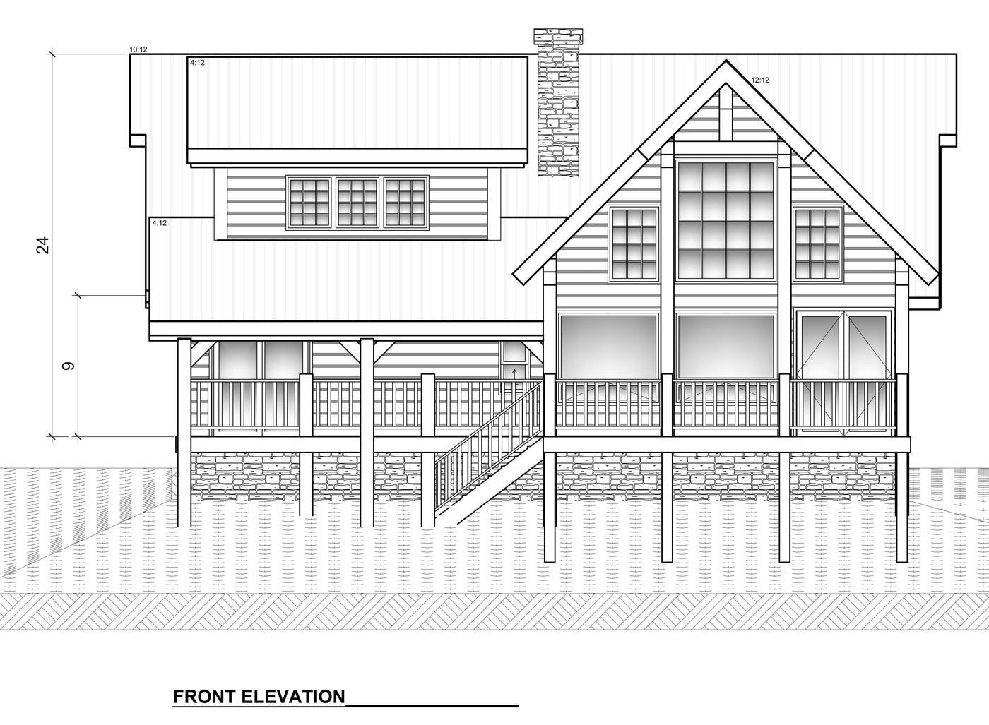 Elevation 1 &mdash; Timber Palace