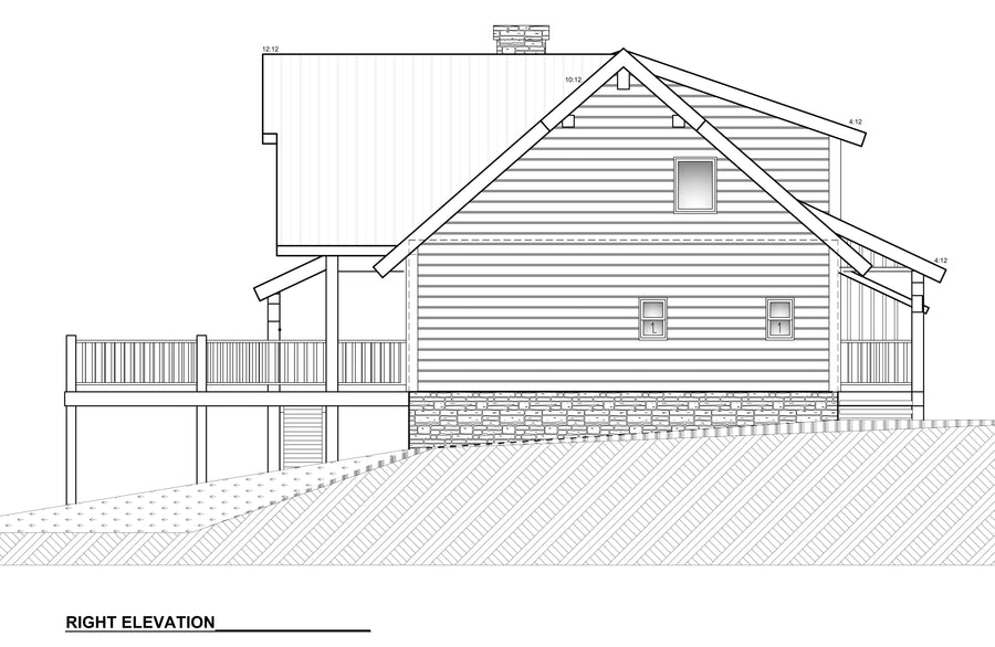 Elevation 4 — Timber Palace