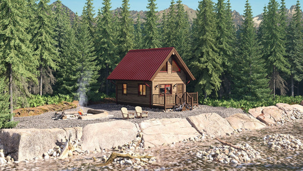Crow's Nest - Log Home Floor Plans Shop by Sierra Log & Timber