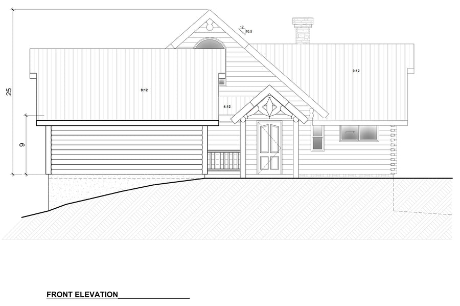 Elevation 1 — Tri-Level
