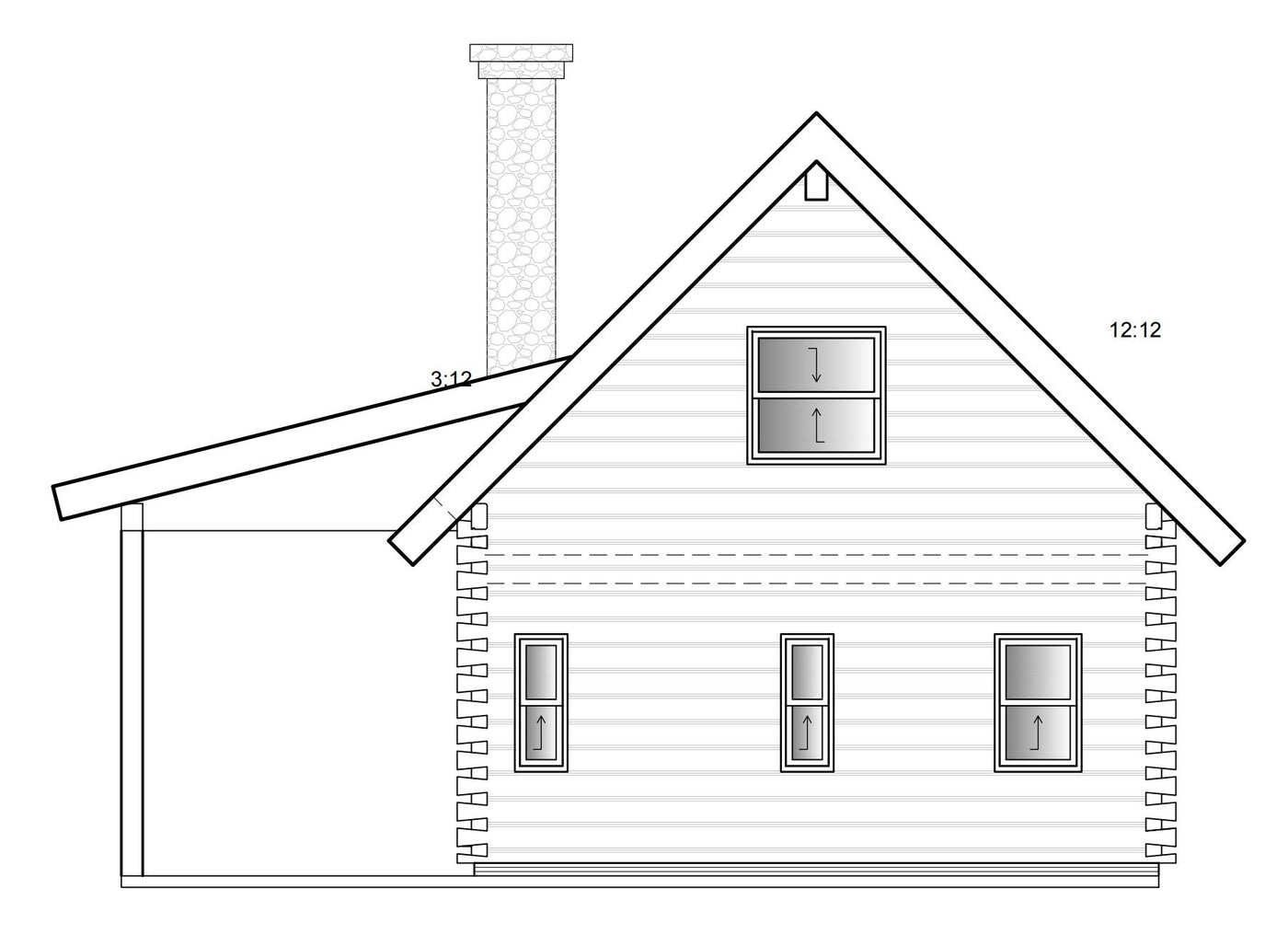 Elevation 3 &mdash; oak park
