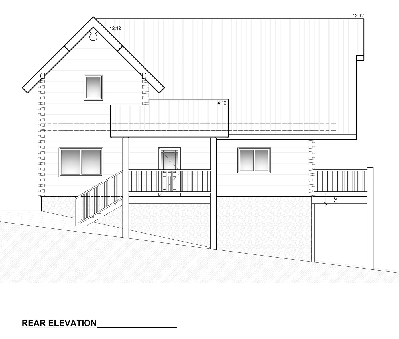 Elevation 2 &mdash; OAK RIDGE