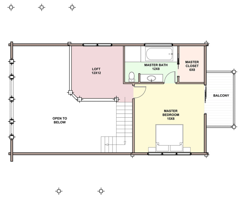 Loft Floor — Merlot