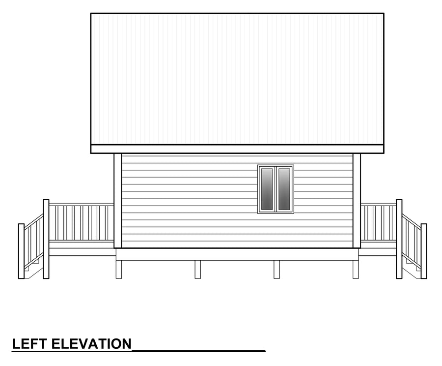 Elevation 3 — Crow's Nest