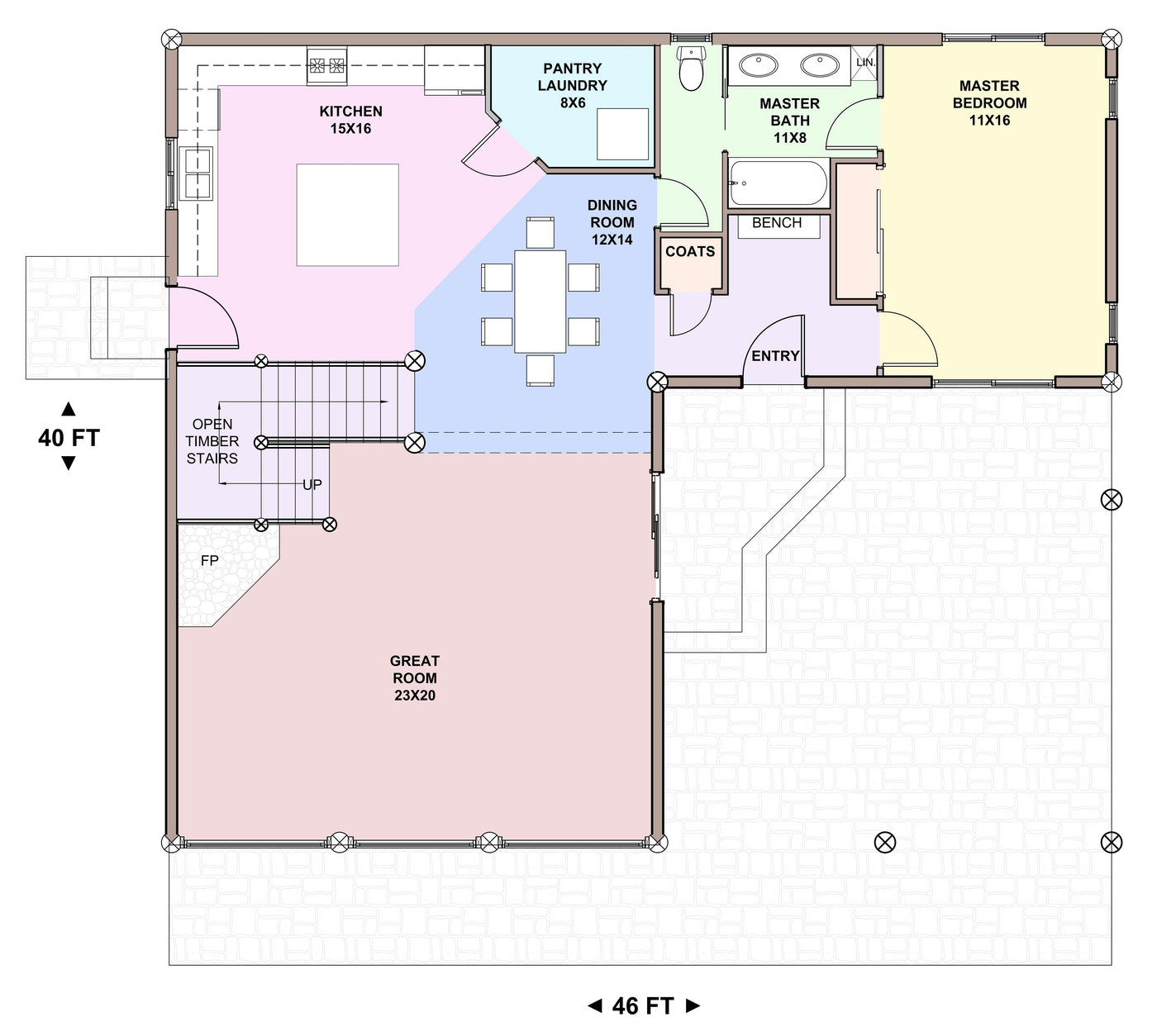 Main Floor &mdash; Rimcrest 2