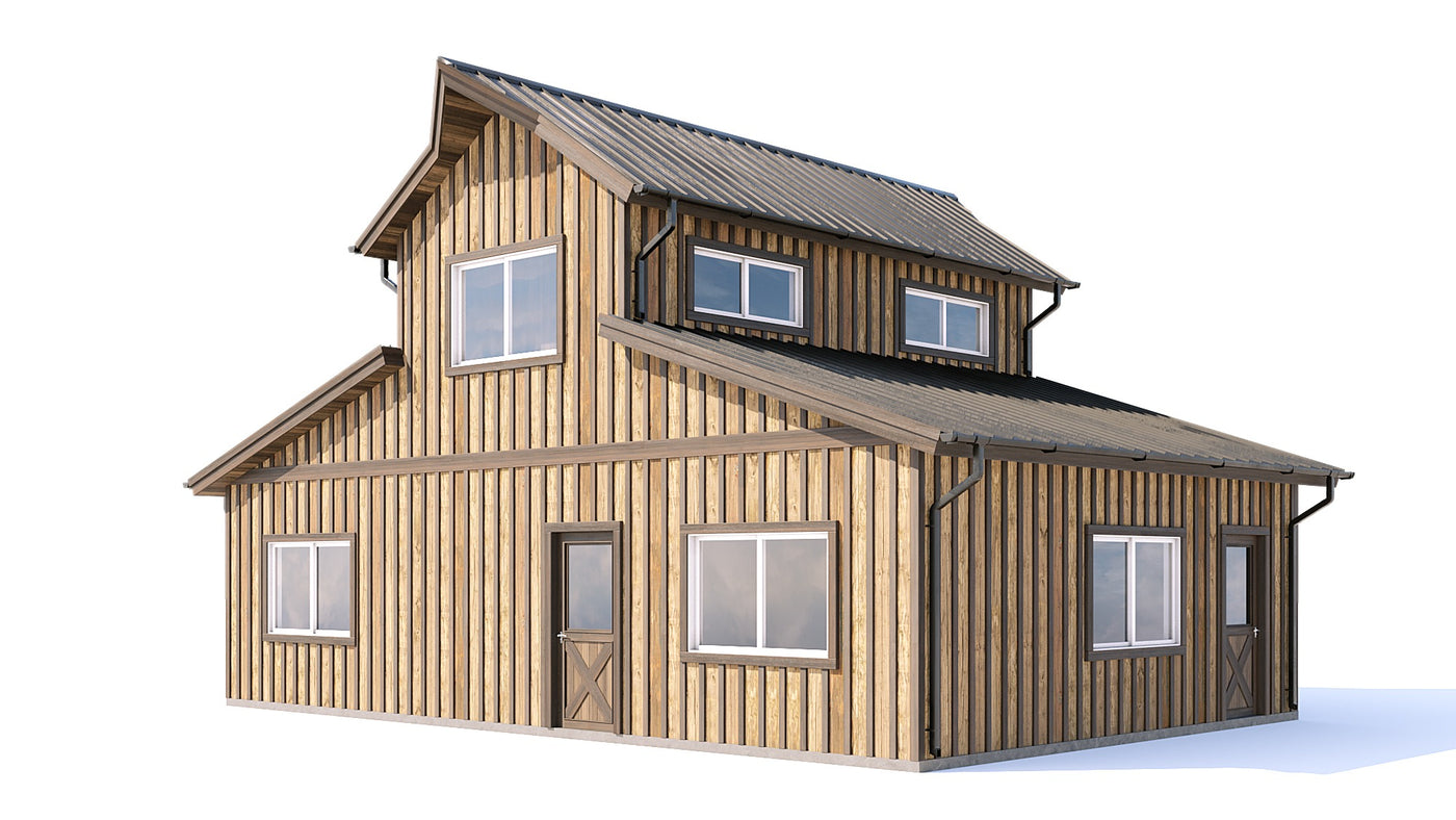 Perspective 3 &mdash; Monitor Garage