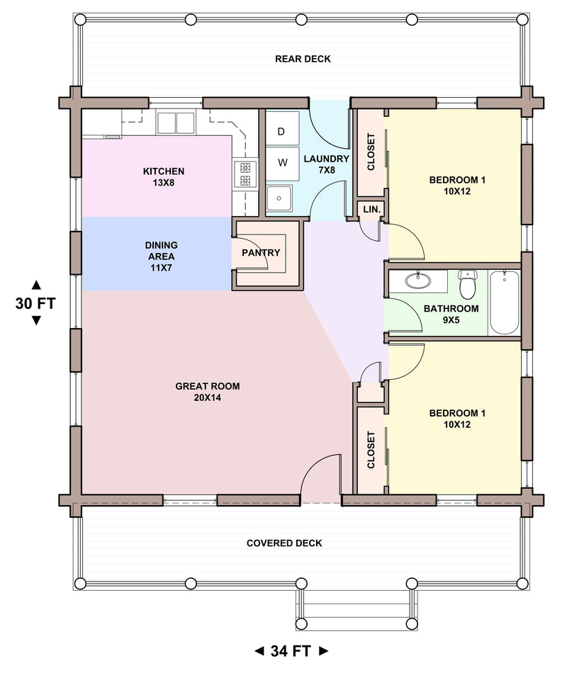 Main Floor — Shady Rest