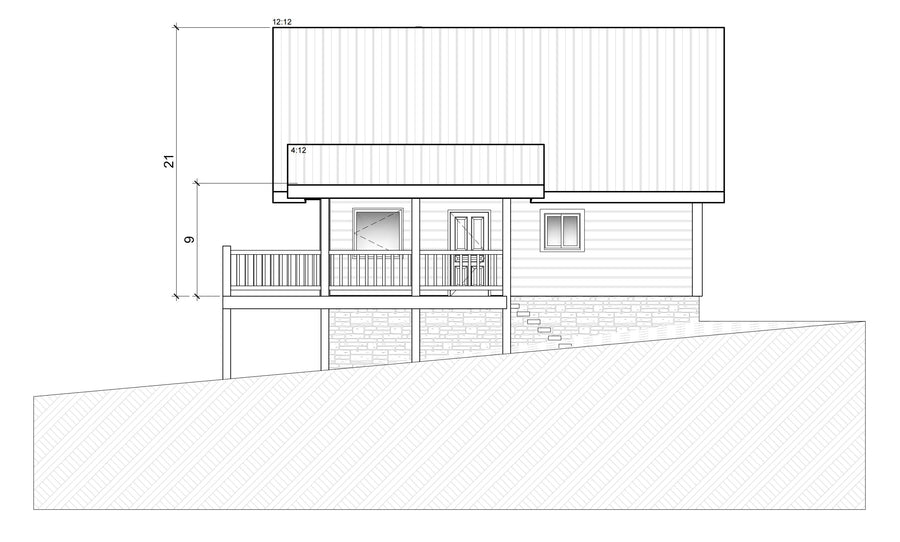 Elevation 1 — shadow hill