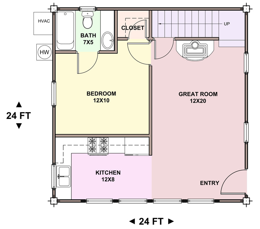 Transformer floor plan
