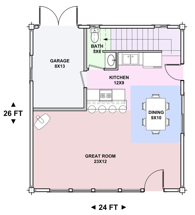 Main Floor — Quad Cave