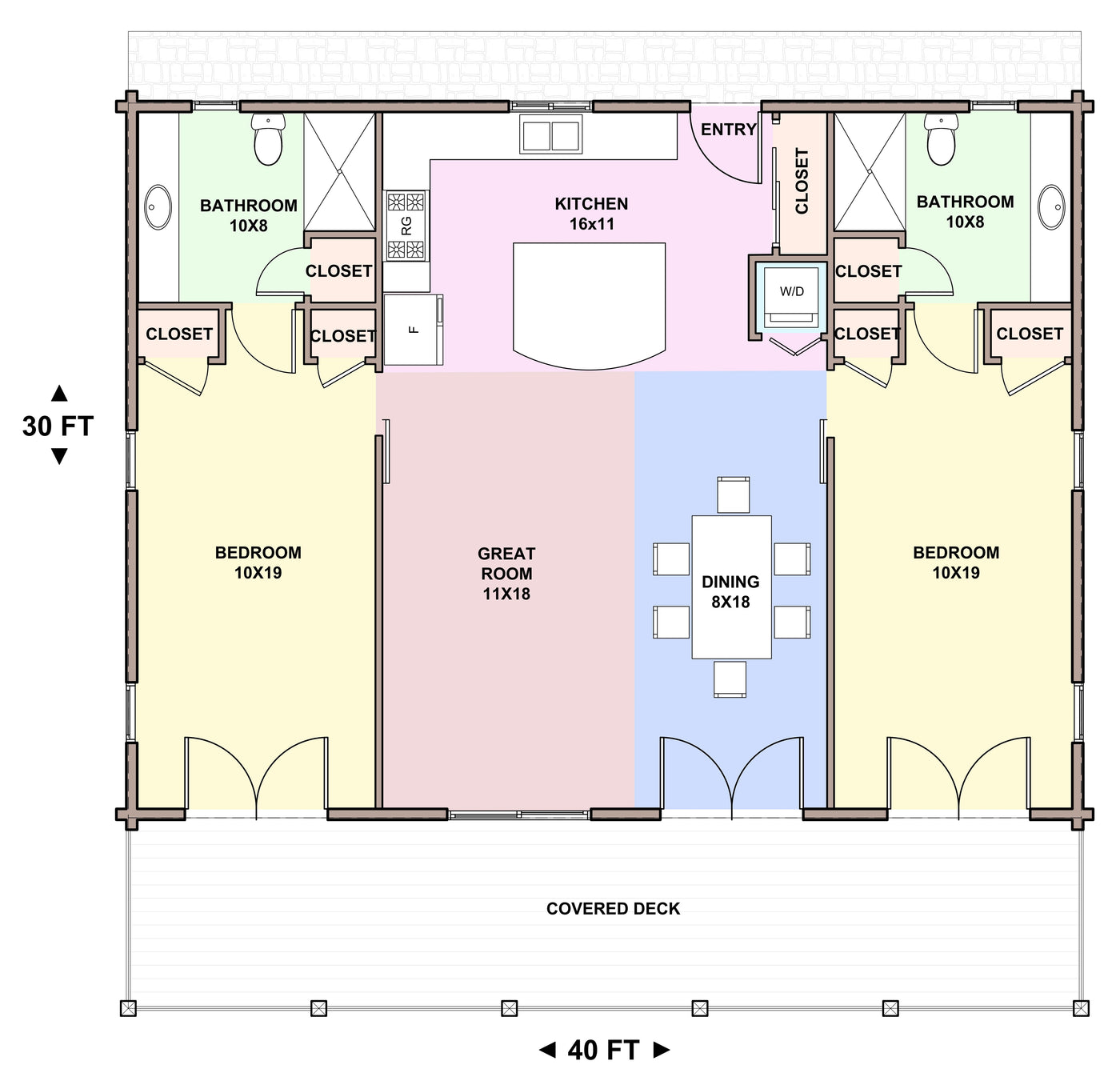Main Floor &mdash; Cedar Surf