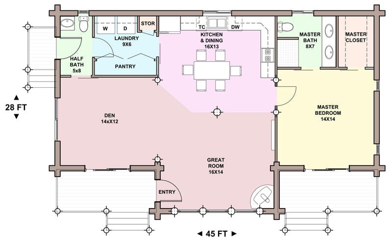 Main Floor — Bearbones Ranch