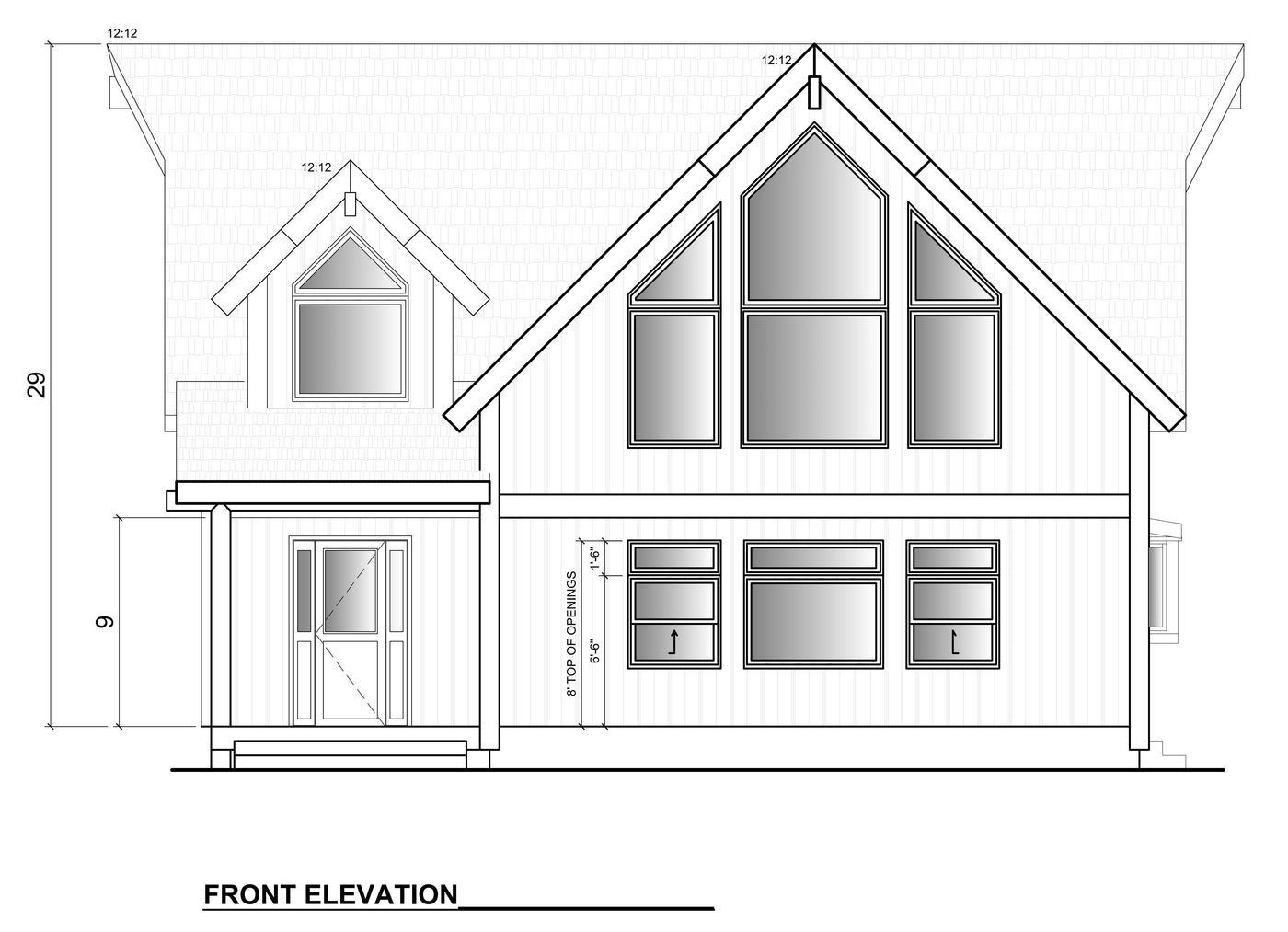 Elevation 1 &mdash; Barn Palace