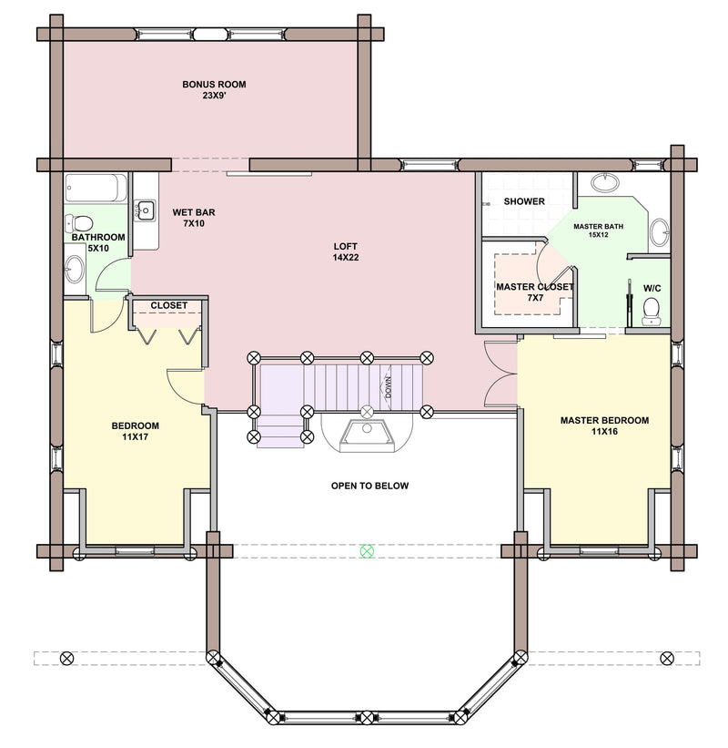 Loft Floor — Ski Chalet