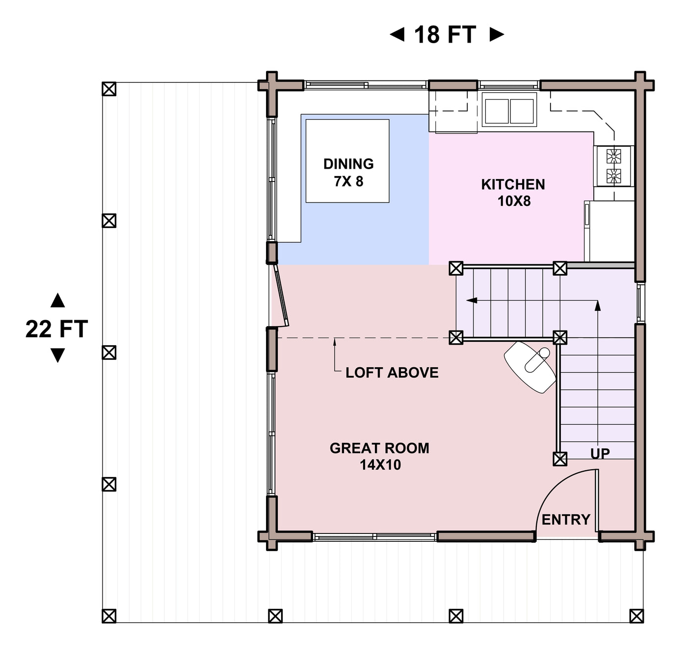 Main Floor &mdash; Rainbow 1