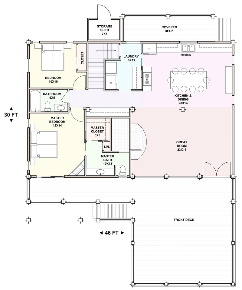 Main Floor — Timber Palace