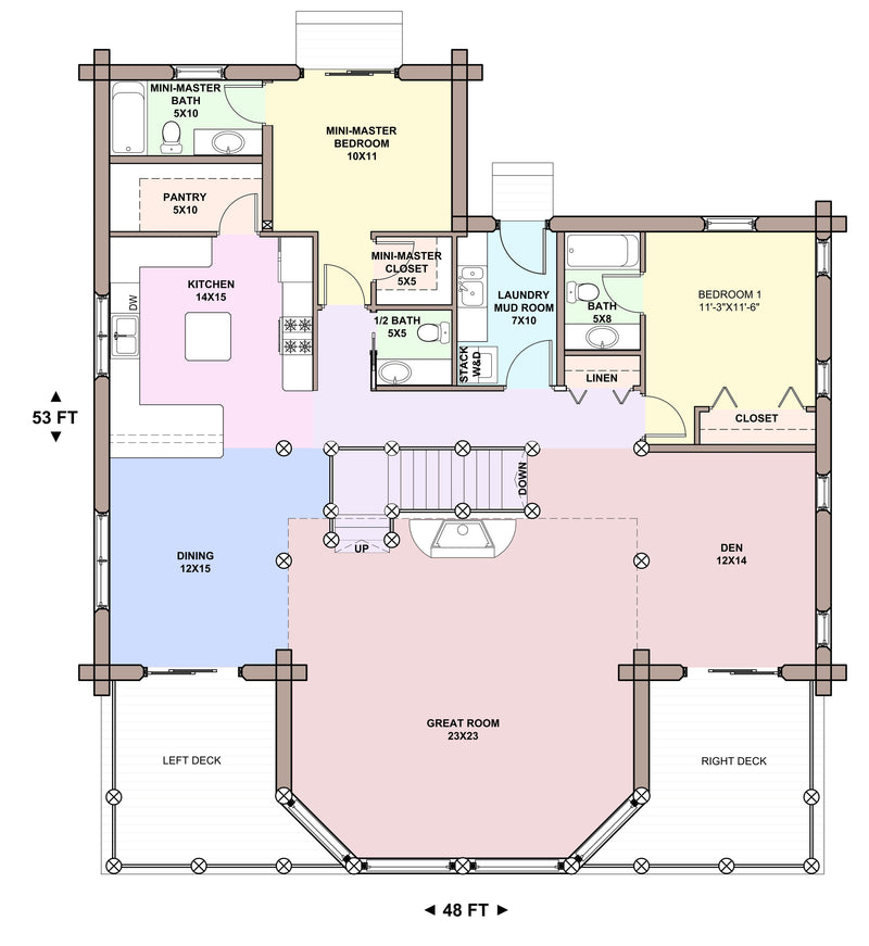 Main Floor — Ski Chalet