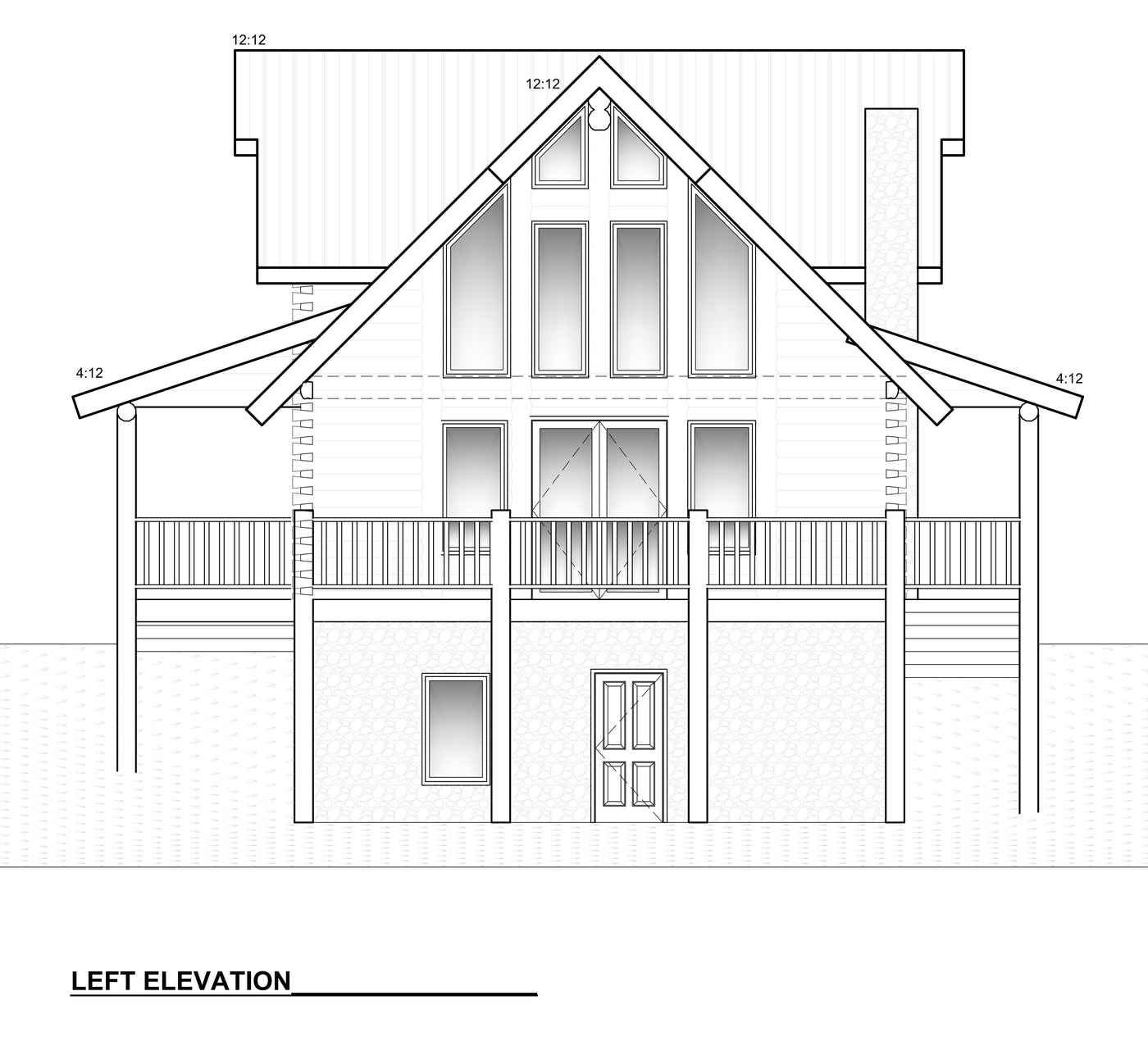 Elevation 3 &mdash; OAK RIDGE