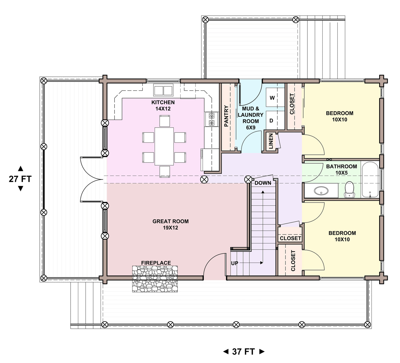 Main Floor &mdash; OAK RIDGE