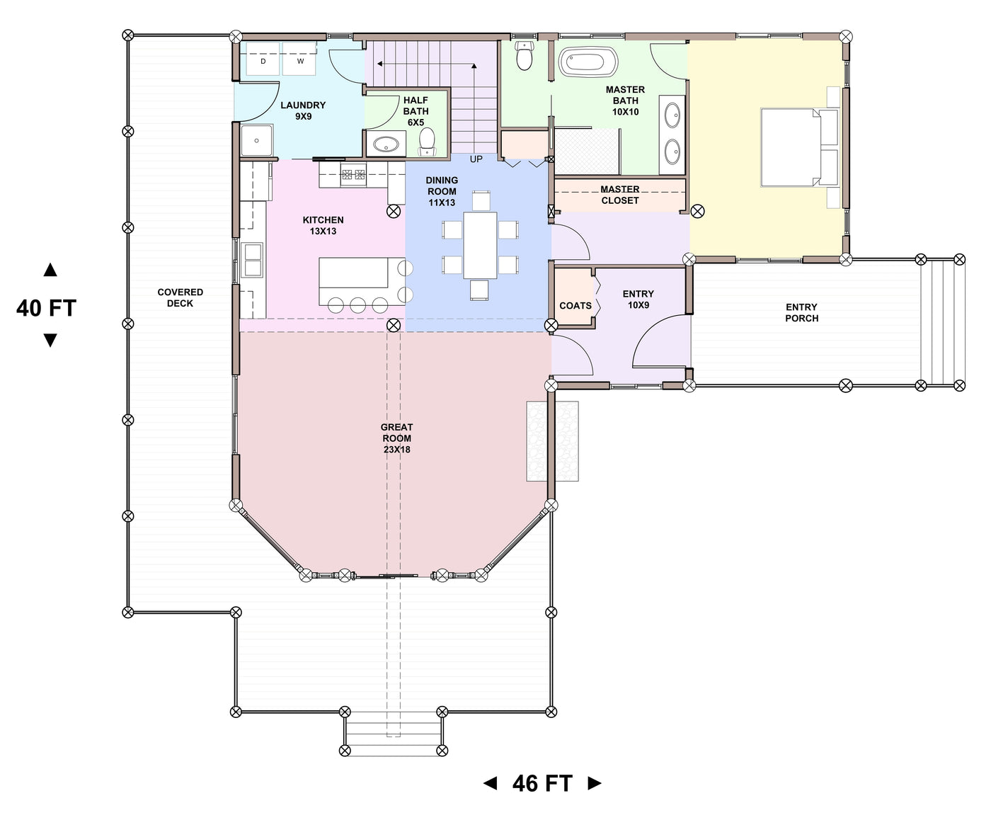 Main Floor &mdash; Rimcrest