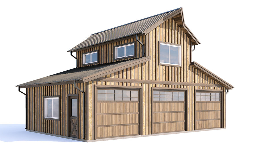 Perspective 1 — Monitor Garage