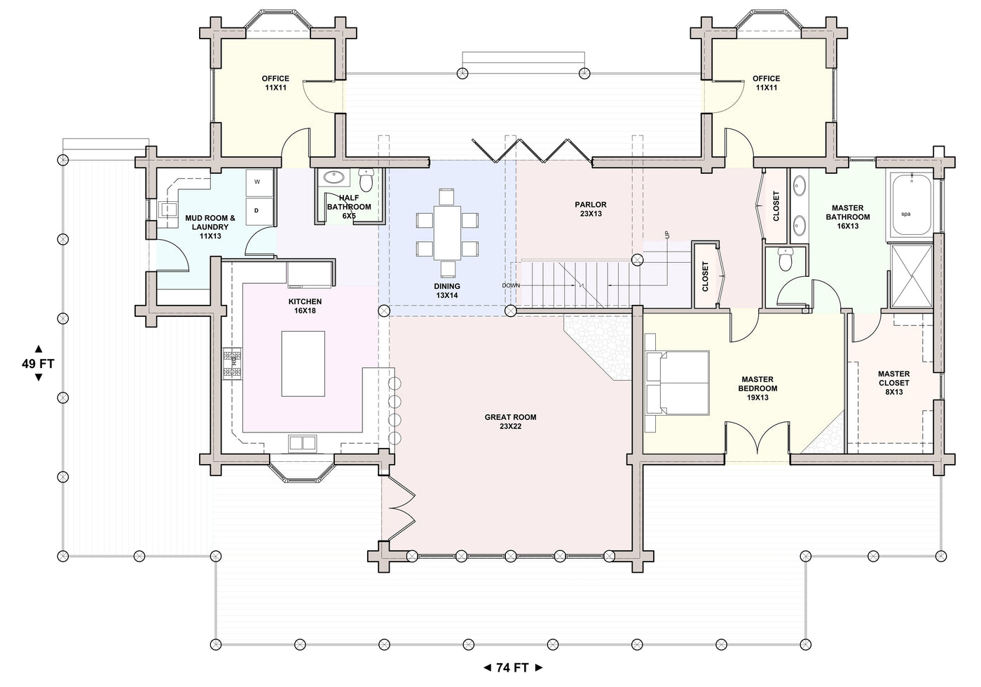 Main Floor &mdash; Wapati