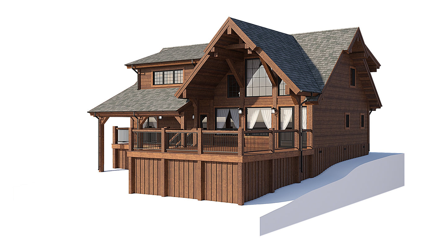 Perspective 1 &mdash; Timber Palace