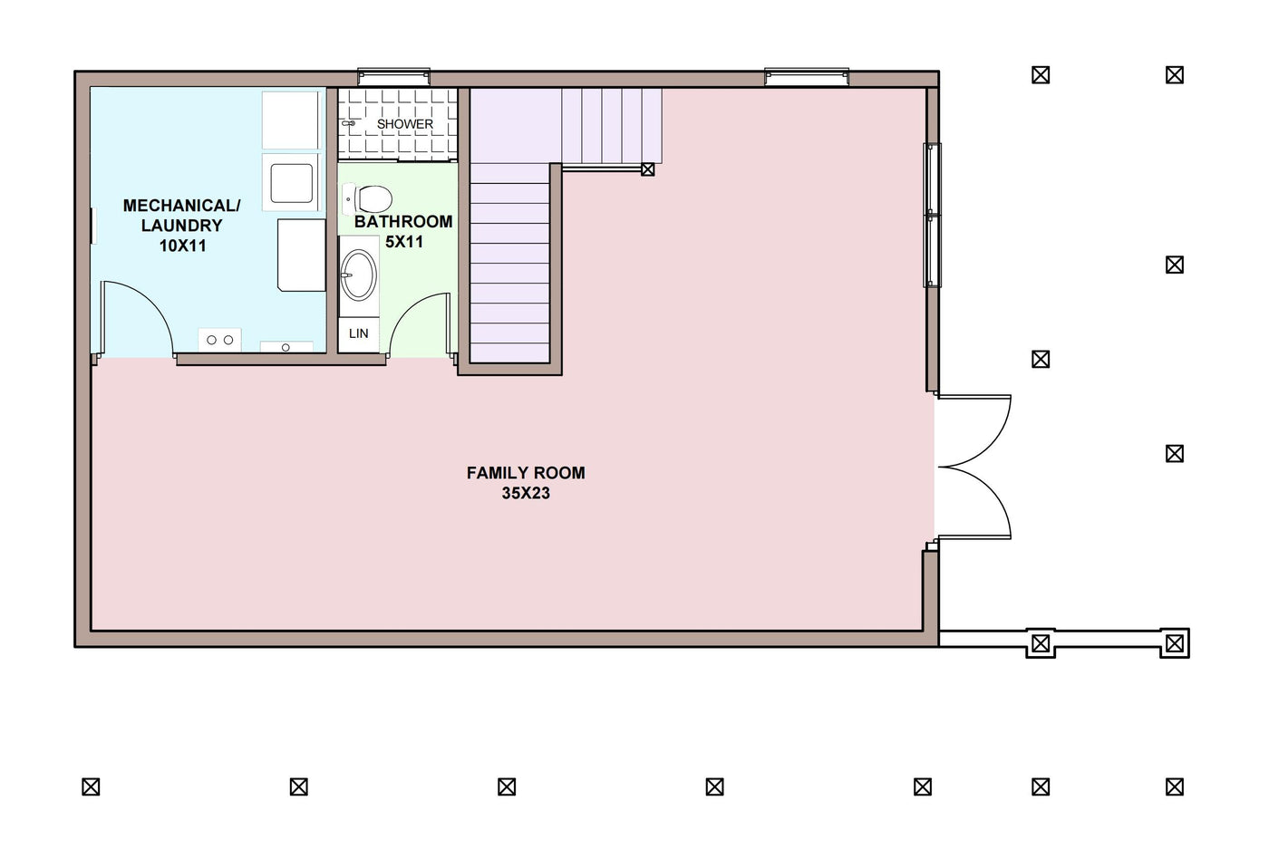 Basement &mdash; cedar meadow