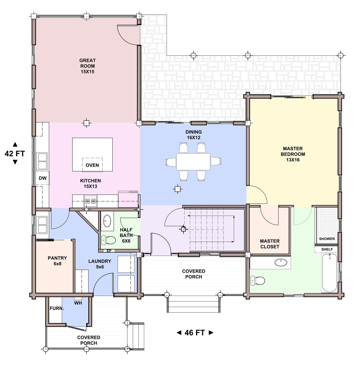 Main Floor &mdash; Rattlesnake Ridge