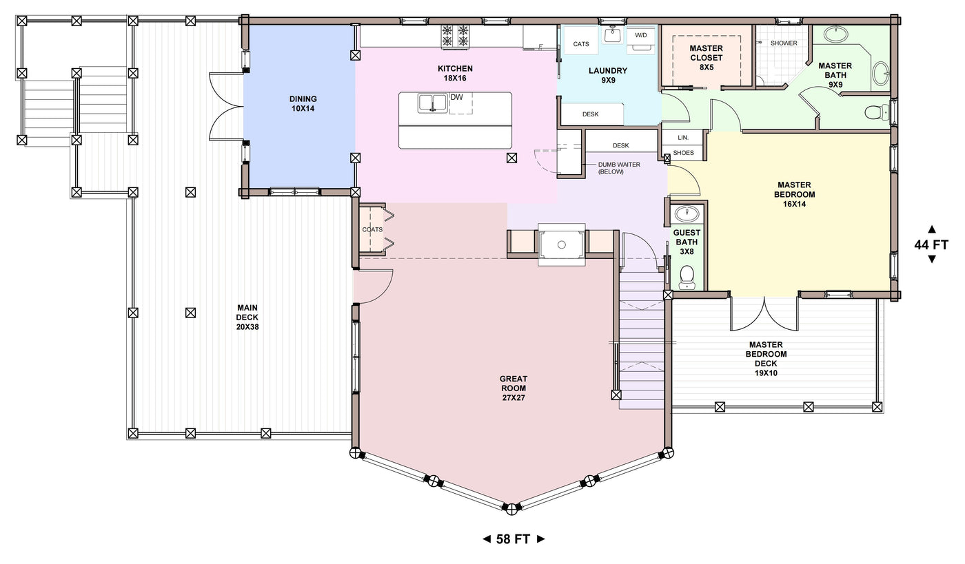 Main Floor &mdash; sonora heights
