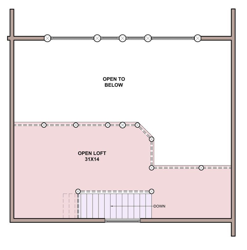 Loft Floor — Tri-Level