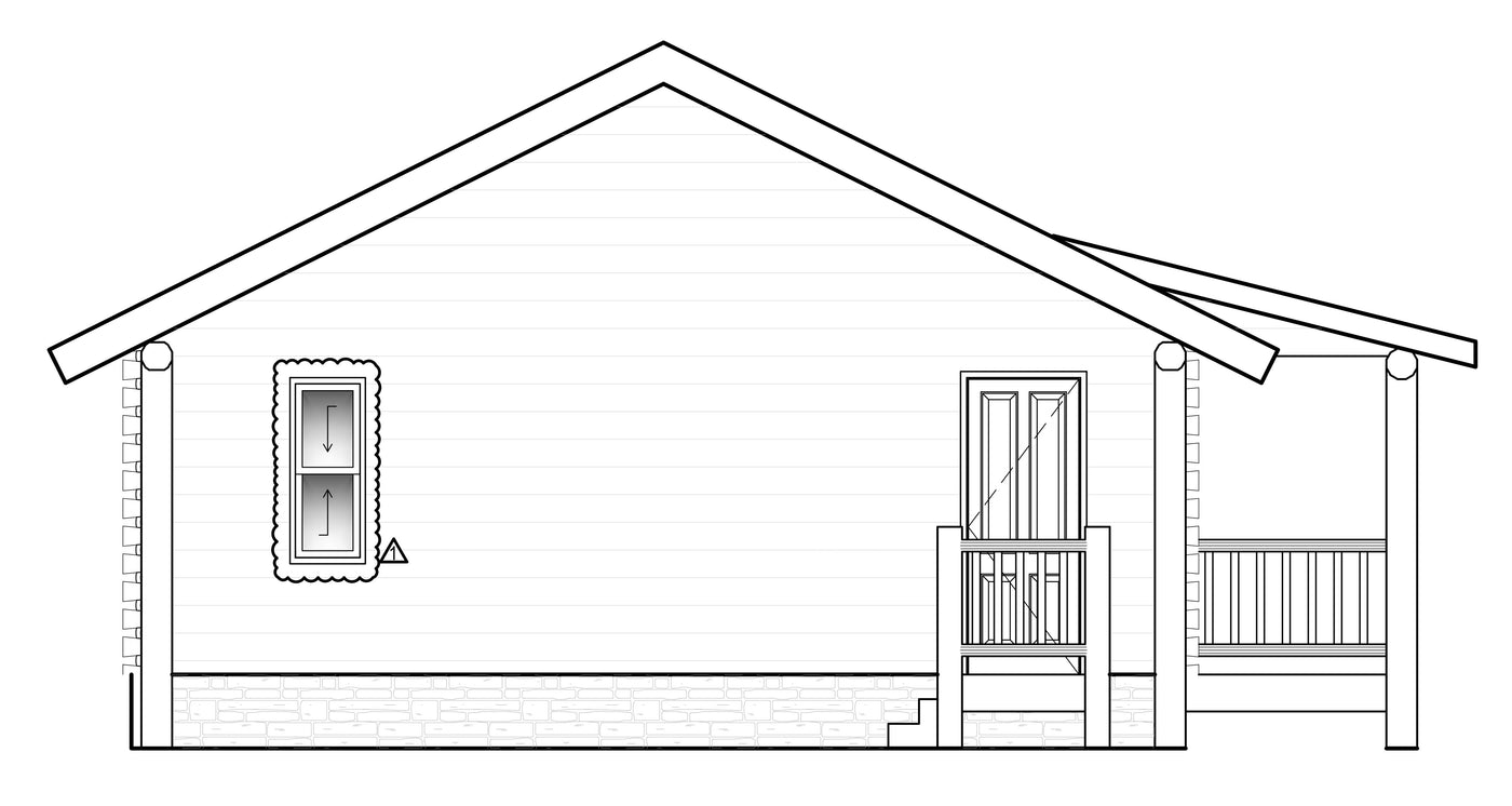 Elevation 1 &mdash; pond view