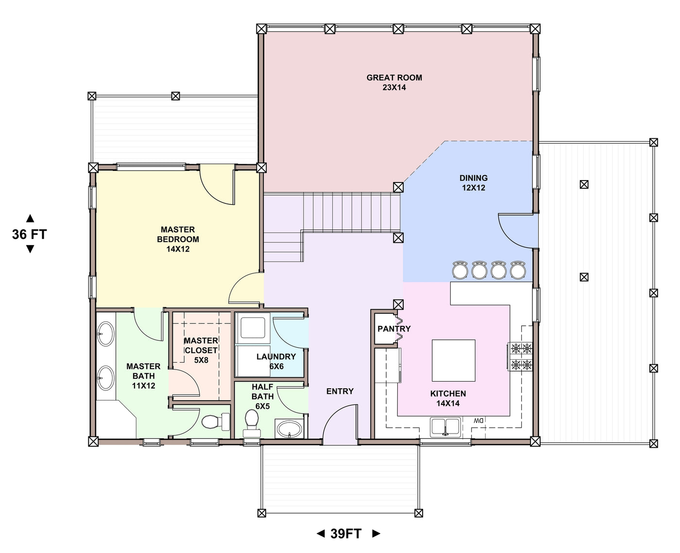 Main Floor &mdash; River Retreat