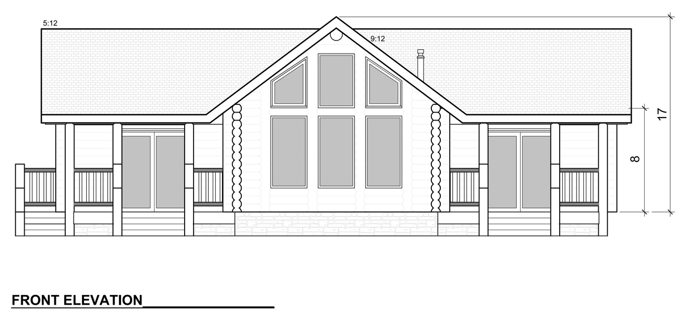 Elevation 1 &mdash; Bearbones Ranch