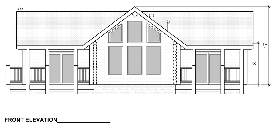 Elevation 1 — Bearbones Ranch