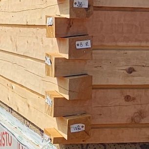 Timber log — actual material